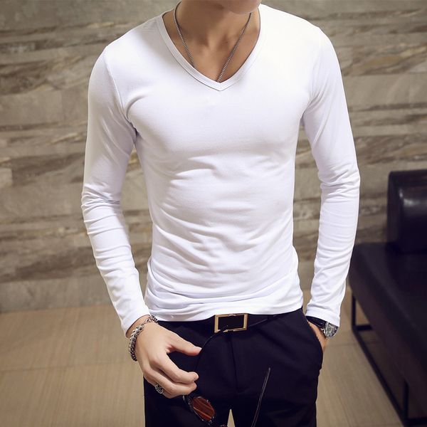 elastic mens shirts v-neck long sleeve shirt for male big size solid color pullover shirt business casual man, White;black
elastic mens shirts v-neck long sleeve shirt for male big size solid color pullover shirt business casual man, White;black