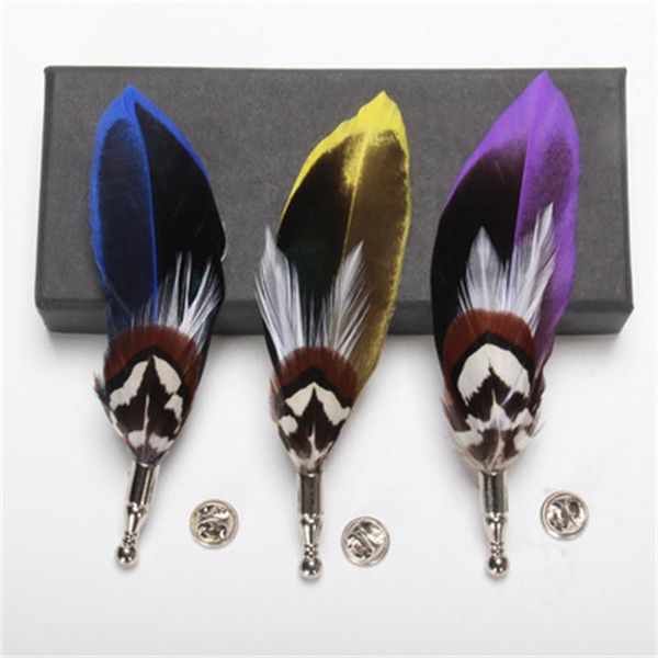 brooch two colors performance wedding corsage black feather broochpin korean men's accessory korean blazer accessories 10pcs/lot, Gray
brooch two colors performance wedding corsage black feather broochpin korean men's accessory korean blazer accessories 10pcs/lot, Gray