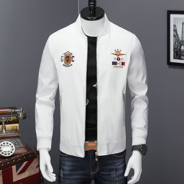 2020 brand luxury men jacket stand collar bomber jacket men brand embroidery blouson homme autumn coats men coat m-3xl, Black;brown
2020 brand luxury men jacket stand collar bomber jacket men brand embroidery blouson homme autumn coats men coat m-3xl, Black;brown