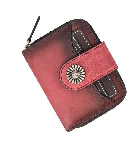 aber retro small leather purse 2020 new leisure short wallet card holder zipper & hasp solid color soft cowhide wallets, Red;black
aber retro small leather purse 2020 new leisure short wallet card holder zipper & hasp solid color soft cowhide wallets, Red;black