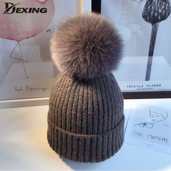real fur pom poms ball skullies beanies keep warm winter hat for women girls wool hat outdoor knitted cap thick female cap, Blue;gray
real fur pom poms ball skullies beanies keep warm winter hat for women girls wool hat outdoor knitted cap thick female cap, Blue;gray