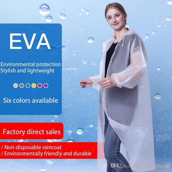 5 colors reusable transparent non disposable poncho eva thicken fashion travel waterproof raincoat portable rainwear
5 colors reusable transparent non disposable poncho eva thicken fashion travel waterproof raincoat portable rainwear