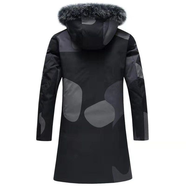 men's winter new desinger down coat men's down & parkas with 90% white duck down fox fur collar hooded casual thick coat plus size, Black
men's winter new desinger down coat men's down & parkas with 90% white duck down fox fur collar hooded casual thick coat plus size, Black