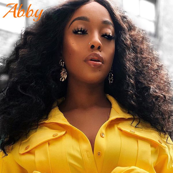 curly human wig lace part wigs for women 180% density peruvian closure 18" remy abby hair on sale, Black
curly human wig lace part wigs for women 180% density peruvian closure 18" remy abby hair on sale, Black
