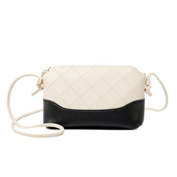 2020 new style women's bag shoulder bag messager crossbody embossed rhombus retro color matching hobos