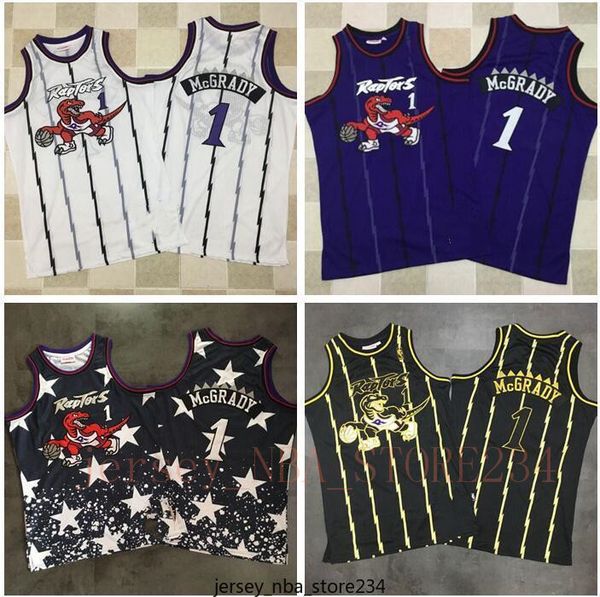 men's basketball toronto raptors 1 tracy mcgrady mitchell & ness 1998-99 black gold independent swingman jersey, Black;red
men's basketball toronto raptors 1 tracy mcgrady mitchell & ness 1998-99 black gold independent swingman jersey, Black;red
