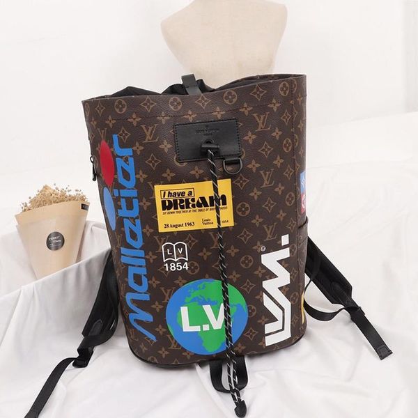vintage style womens bag luxury designer backpacks women leather drawstring bucket bag large capacity travel rucksack drop ship
vintage style womens bag luxury designer backpacks women leather drawstring bucket bag large capacity travel rucksack drop ship