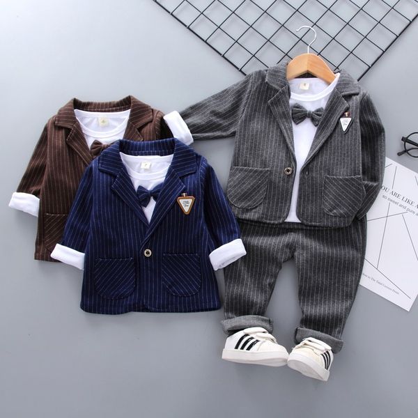 clothing sets 2021 spring children kids tie blazer formal cotton gentleman casual boys jackets t-shirt pants 3pcs/sets infant suit clothes, White
clothing sets 2021 spring children kids tie blazer formal cotton gentleman casual boys jackets t-shirt pants 3pcs/sets infant suit clothes, White