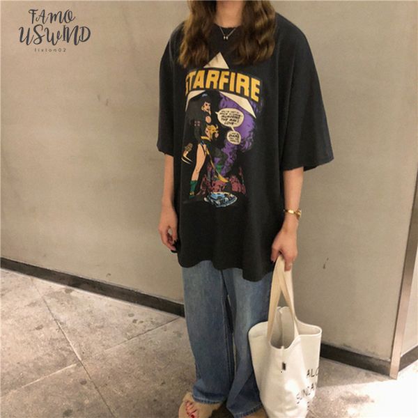 simple cartoon character printed casual vintage basic all match cotton 2020 new summer fashion short sleeve o neck t shirts, White
simple cartoon character printed casual vintage basic all match cotton 2020 new summer fashion short sleeve o neck t shirts, White