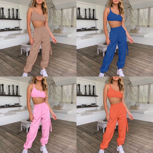 женская спортивная одежда с маской футболка + брюки нарядах 2 piece set summer костюмы для бега трусцой спортивный костюм толстовка колготы, White
женская спортивная одежда с маской футболка + брюки нарядах 2 piece set summer костюмы для бега трусцой спортивный костюм толстовка колготы, White
