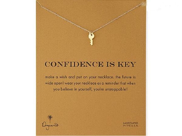 dogeared choker necklaces with card gold silver key pendant necklace for fashion women jewelry confidence is key
dogeared choker necklaces with card gold silver key pendant necklace for fashion women jewelry confidence is key