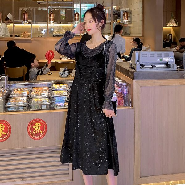 980# 2020 summer autumn korean fashion maternity long party dress elegant clothes for pregnant women slim pregnancy clothing, White
980# 2020 summer autumn korean fashion maternity long party dress elegant clothes for pregnant women slim pregnancy clothing, White