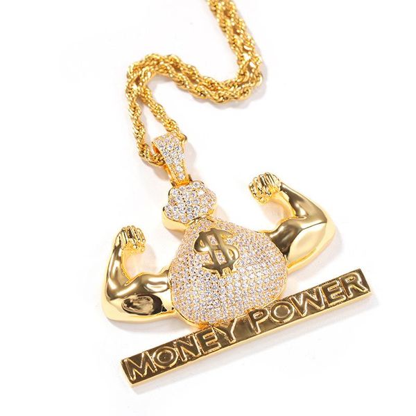 new us dollar money power pendant necklace & cuban chain gold color cubic zirconia mens hip hop jewelry for gift
new us dollar money power pendant necklace & cuban chain gold color cubic zirconia mens hip hop jewelry for gift