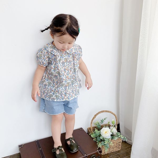 virgil kids2020 new girl lapel floral doll shirt fabric printed doll shirt, White;black
virgil kids2020 new girl lapel floral doll shirt fabric printed doll shirt, White;black