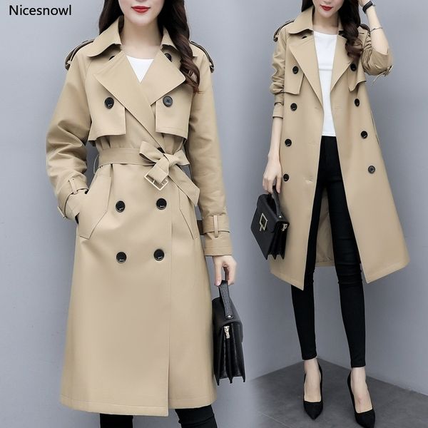 women's trench coats autumn women classic double breasted slim wild medium length windbreaker coat british style ladies outerwear, Tan;black
women's trench coats autumn women classic double breasted slim wild medium length windbreaker coat british style ladies outerwear, Tan;black
