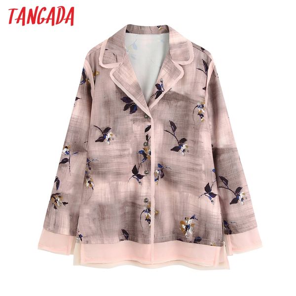 tangada women retro oversized print blouse long sleeve chic female casual loose shirt blusas femininas be695, White
tangada women retro oversized print blouse long sleeve chic female casual loose shirt blusas femininas be695, White