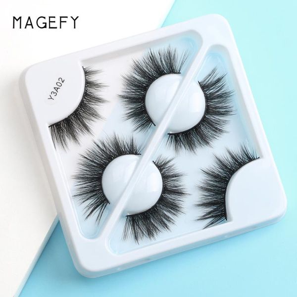 magefy new 3pairs 3d faux mink lashes natural long false eyelashes volume fake lashes makeup extension eyelash
magefy new 3pairs 3d faux mink lashes natural long false eyelashes volume fake lashes makeup extension eyelash