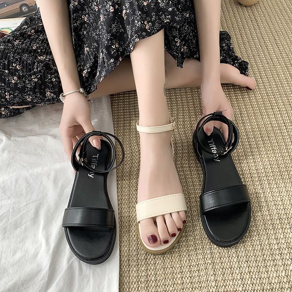 new flat sandals female gladiator ladies summer strap casual shoes women beach sandals platform sandalias mujer 2020, Black
new flat sandals female gladiator ladies summer strap casual shoes women beach sandals platform sandalias mujer 2020, Black