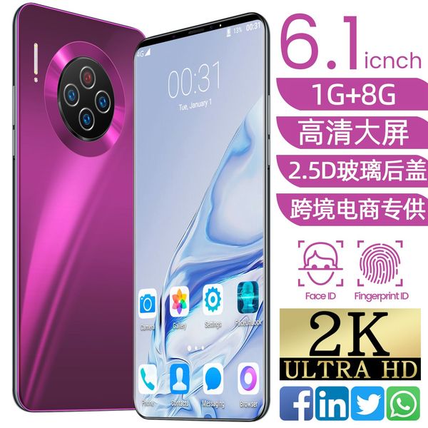 mate33 pro new cross-border smartphone 6.1-inch large-screen android smartphone 1+8 hd glass back cover
mate33 pro new cross-border smartphone 6.1-inch large-screen android smartphone 1+8 hd glass back cover