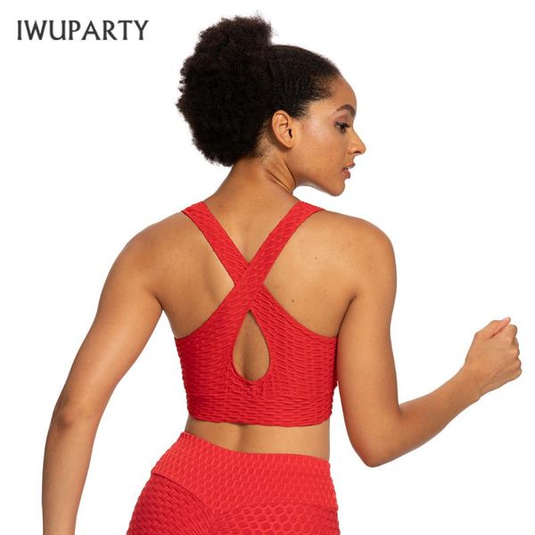 gym clothing red jacquard criss cross yoga sports bra for fitness push up workout active wear women bubble brassiere, White;black
gym clothing red jacquard criss cross yoga sports bra for fitness push up workout active wear women bubble brassiere, White;black