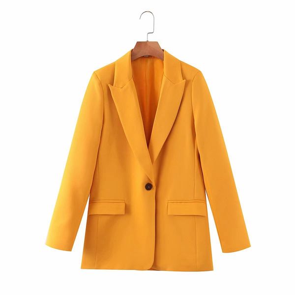 yellow color suit blazer jacket women fashion long sleeve coat women elegant single button jacket suits female ladies, Black
yellow color suit blazer jacket women fashion long sleeve coat women elegant single button jacket suits female ladies, Black