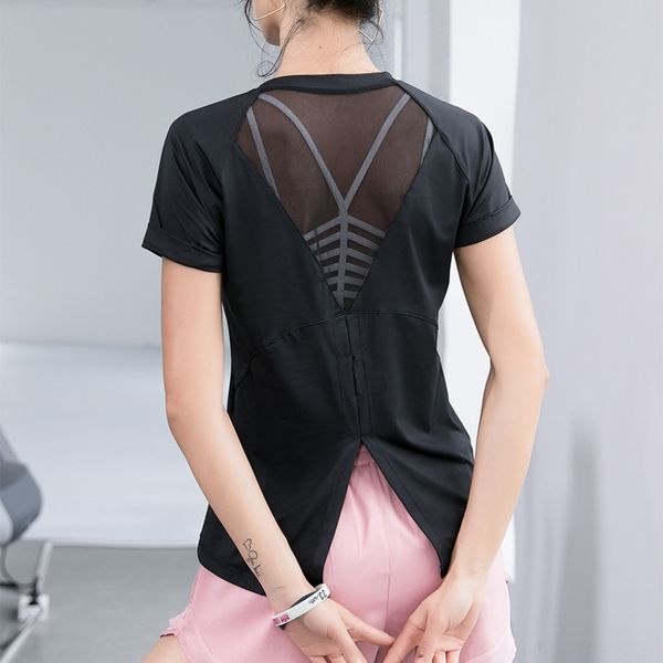 dd4mr summer short-sleeved sports t-shirt clothes t-shirt yoga clothes women's loose quick-drying fitness split blouse mesh lamei back, White;red
dd4mr summer short-sleeved sports t-shirt clothes t-shirt yoga clothes women's loose quick-drying fitness split blouse mesh lamei back, White;red
