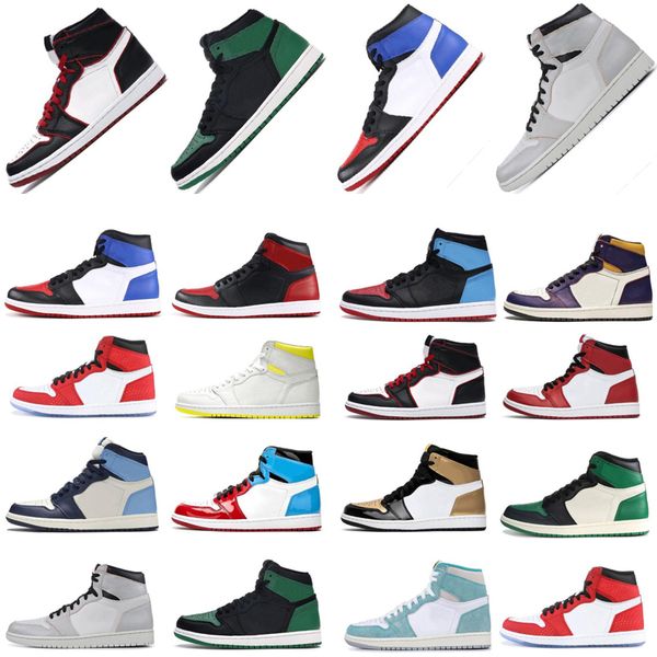 2020 originals mens women basketball shoes 1s high og obsidian unc green travis scotts shoes bloodline aj 1 jumpman sports sneaker, Black
2020 originals mens women basketball shoes 1s high og obsidian unc green travis scotts shoes bloodline aj 1 jumpman sports sneaker, Black