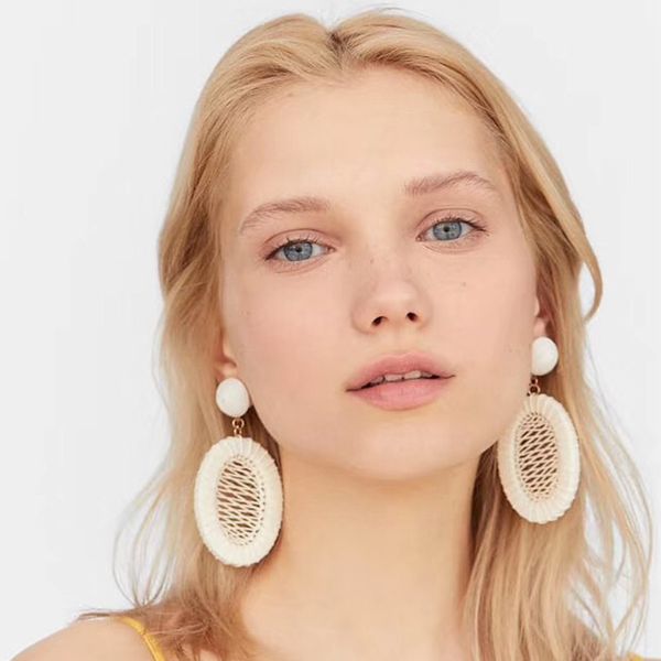 personalized lafite cotton rope hand-woven mesh oval earrings female temperament earrings fashion earrings, Golden
personalized lafite cotton rope hand-woven mesh oval earrings female temperament earrings fashion earrings, Golden