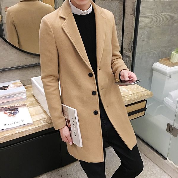 осень и зима новой ветровки шерсть шерсть шерстяной корейской slim мужских ветровок мужских пальто шерстяных пальто большого размера, Tan;black
осень и зима новой ветровки шерсть шерсть шерстяной корейской slim мужских ветровок мужских пальто шерстяных пальто большого размера, Tan;black