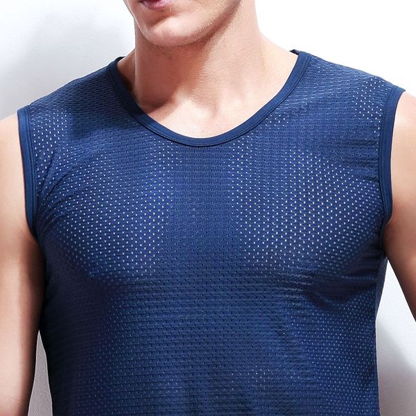 thin mesh sleeveless men' ice silk base vest hollow breathable wide-shoulder v-collar plus fat loose vest base, White;black
thin mesh sleeveless men' ice silk base vest hollow breathable wide-shoulder v-collar plus fat loose vest base, White;black