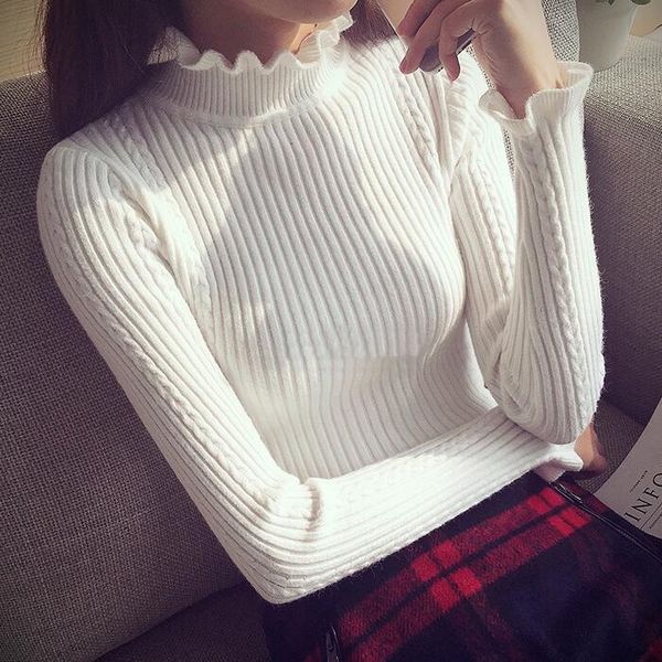 winter sweater women solid turtleneck long sleeve pullover casual bodycon white pink knitted sweaters 2019 korean clothing
winter sweater women solid turtleneck long sleeve pullover casual bodycon white pink knitted sweaters 2019 korean clothing