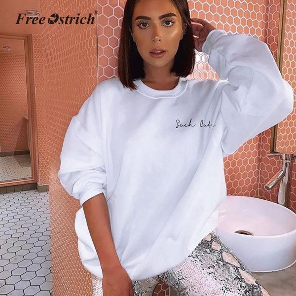 women's hoodies & sweatshirts ostrich fashion women letter print long sleeve sweatshirt chic round neck casual jumper pullover, Black
women's hoodies & sweatshirts ostrich fashion women letter print long sleeve sweatshirt chic round neck casual jumper pullover, Black