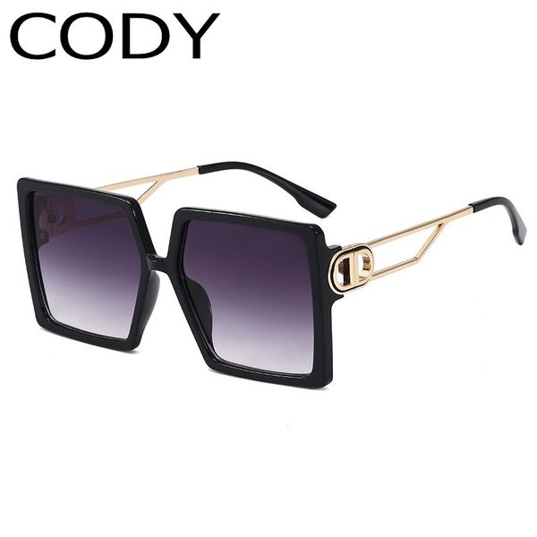 q2175 sunglasses women men design vintage square sun glasses gradient black lens men women glasses eyeglasses uv400, White;black
q2175 sunglasses women men design vintage square sun glasses gradient black lens men women glasses eyeglasses uv400, White;black