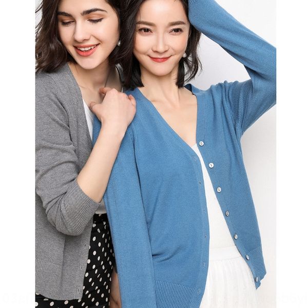 2019 autumn and winter new v-neck cardigan knitted cashmere sweater long sleeve women's sweater coat women's outer coat, White
2019 autumn and winter new v-neck cardigan knitted cashmere sweater long sleeve women's sweater coat women's outer coat, White