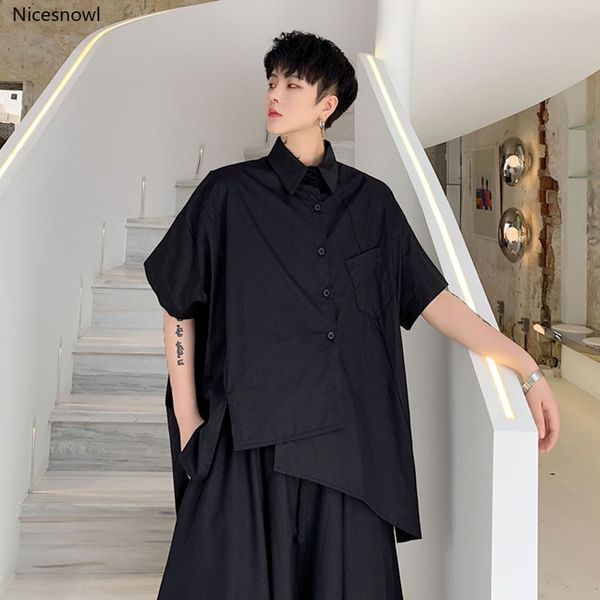 men short sleeve oversize irregular loose casual white black shirt male japan streetwear hip hop party dress shirts couple shirt
men short sleeve oversize irregular loose casual white black shirt male japan streetwear hip hop party dress shirts couple shirt