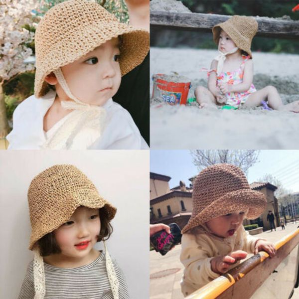 newborn baby girls kids lace trap princess summer bucket straw sun hat cap, Blue;gray
newborn baby girls kids lace trap princess summer bucket straw sun hat cap, Blue;gray