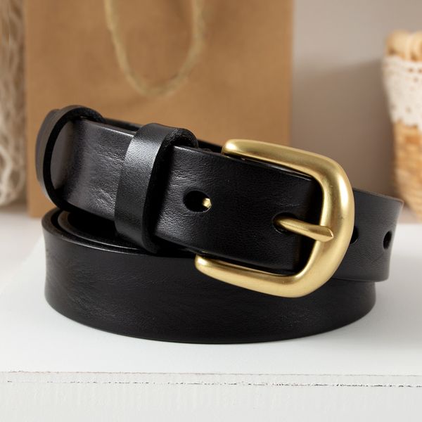 missnanda simple fashion leather ladies belt shiny duckbill copper buckle first layer cowhide belt business casual, Black;brown
missnanda simple fashion leather ladies belt shiny duckbill copper buckle first layer cowhide belt business casual, Black;brown