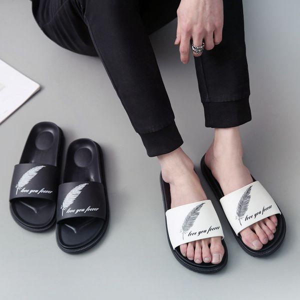summer graffiti slippers men casual slippers leisure soft slides eva massage beach water shoes men's, Black
summer graffiti slippers men casual slippers leisure soft slides eva massage beach water shoes men's, Black