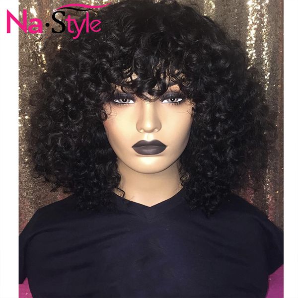 afro curly wig with bangs human hair natural black lace front wigs for black women glueless lace wigs pre plucked
afro curly wig with bangs human hair natural black lace front wigs for black women glueless lace wigs pre plucked