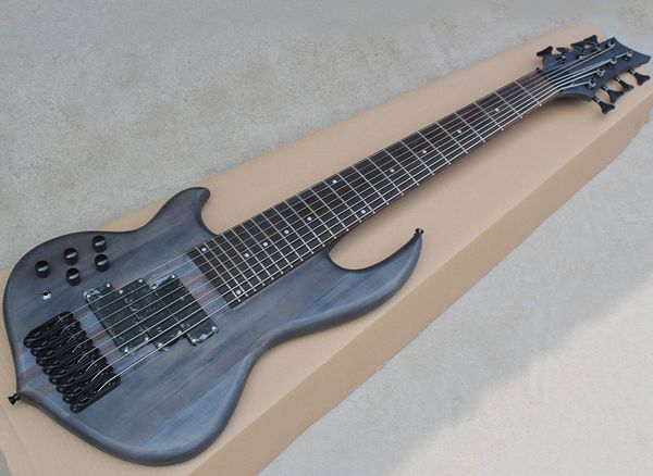left-handed electric bass guitar matte black 8 strings neck-thru-body with rosewood fretboard,24 frets,black hardware,can be customized
left-handed electric bass guitar matte black 8 strings neck-thru-body with rosewood fretboard,24 frets,black hardware,can be customized