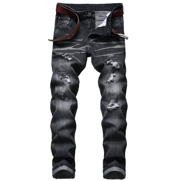 men's jeans fashion mens ripped casual skinny slim fit denim pants biker hip hop men, Blue
men's jeans fashion mens ripped casual skinny slim fit denim pants biker hip hop men, Blue