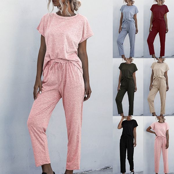womens two piece sets casual bodysuit o neck short sleeve jumpsuit casual suit, Gray
womens two piece sets casual bodysuit o neck short sleeve jumpsuit casual suit, Gray