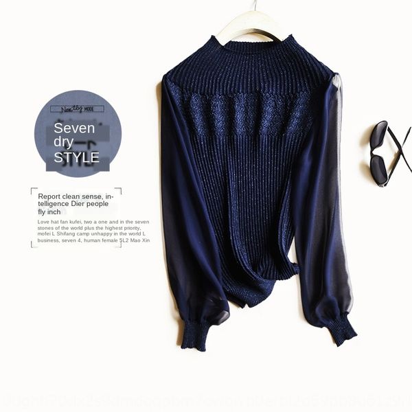 rs4li little amazing feminine full of transparent mesh sleeves stitching semi-high collar silk knitwear stretch bright silk knitwear wo, White;black
rs4li little amazing feminine full of transparent mesh sleeves stitching semi-high collar silk knitwear stretch bright silk knitwear wo, White;black