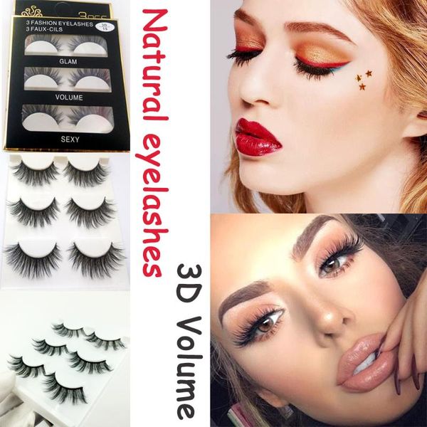 false eyelashes 3 pairs nature long 3d mink lasting lashes natural dramatic volume extension eyelash
false eyelashes 3 pairs nature long 3d mink lasting lashes natural dramatic volume extension eyelash