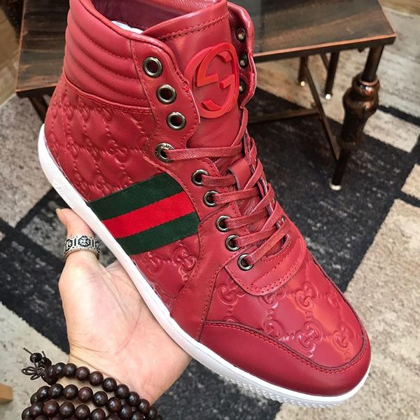 men 's ace signature high sneaker men shoes with origin box autumn and winter fashion soft footwears lace -up sports casual men bo, Black
men 's ace signature high sneaker men shoes with origin box autumn and winter fashion soft footwears lace -up sports casual men bo, Black