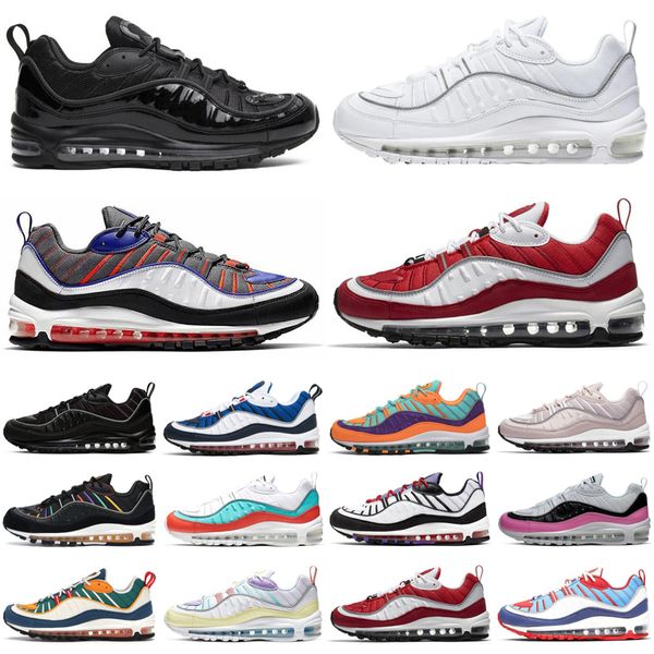 98 98s men women running shoes triple black white silver cone mens womens trainers sports sneakers runners size 36-45
98 98s men women running shoes triple black white silver cone mens womens trainers sports sneakers runners size 36-45