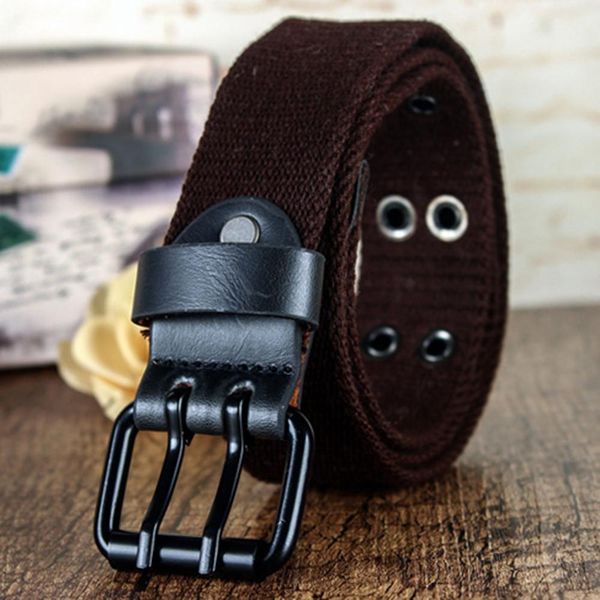 cukup new thickened weaves canvas leisure belt double pins buckles metal belts many color options accessories cbck124, Black;brown
cukup new thickened weaves canvas leisure belt double pins buckles metal belts many color options accessories cbck124, Black;brown