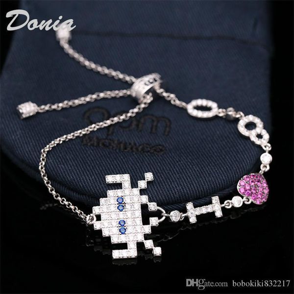 donia jewelry party european and american fashion home classic robot micro inlaid zirconia bracelet women's bracelet birthday, Black
donia jewelry party european and american fashion home classic robot micro inlaid zirconia bracelet women's bracelet birthday, Black