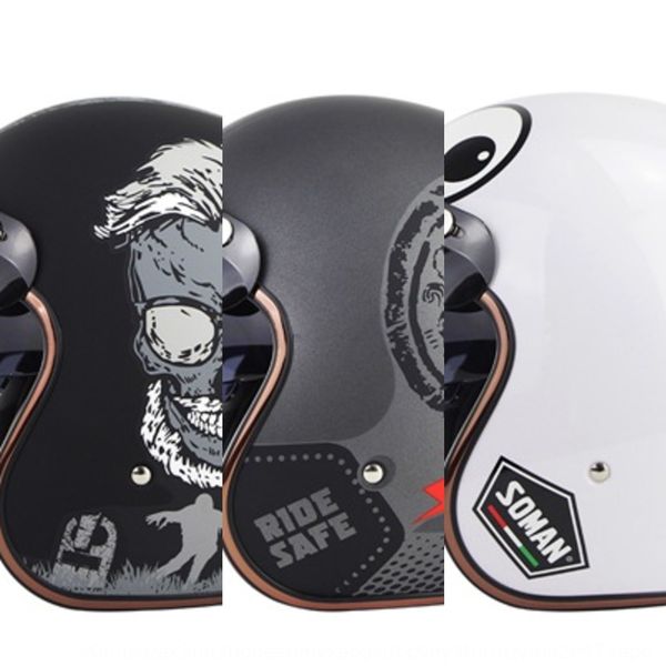 new soman motorcycle men's and women's four seasons universal half personalized summer motorcycle helmet safety helmet
new soman motorcycle men's and women's four seasons universal half personalized summer motorcycle helmet safety helmet