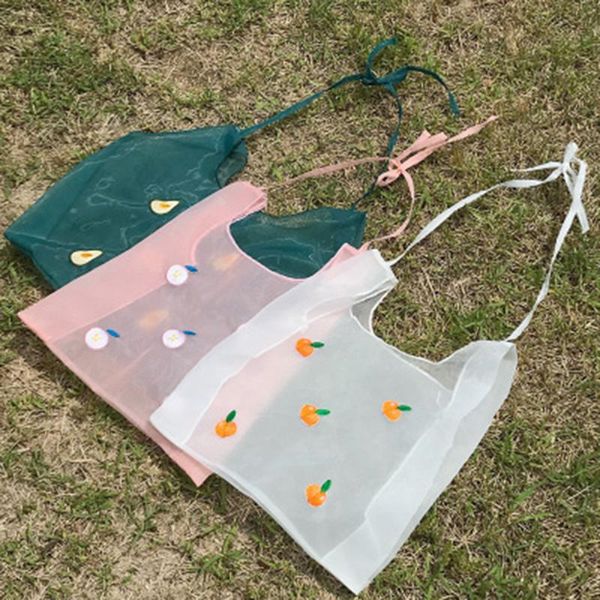 women transparent tote organza yarn cloth hand bag beach bag embroidery casual tote mesh shopping bags woman handbags
women transparent tote organza yarn cloth hand bag beach bag embroidery casual tote mesh shopping bags woman handbags
